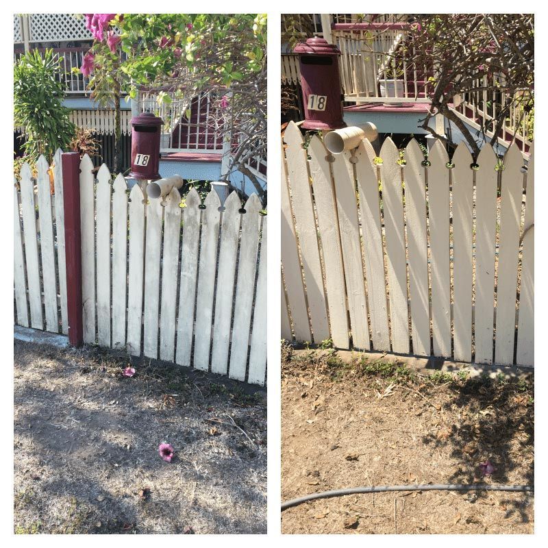 Fence Cleaning — CPR Exterior Cleaning in Svensson Heights, QLD