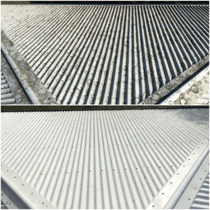 Dirty and Clean Fence — CPR Exterior Cleaning in Svensson Heights, QLD