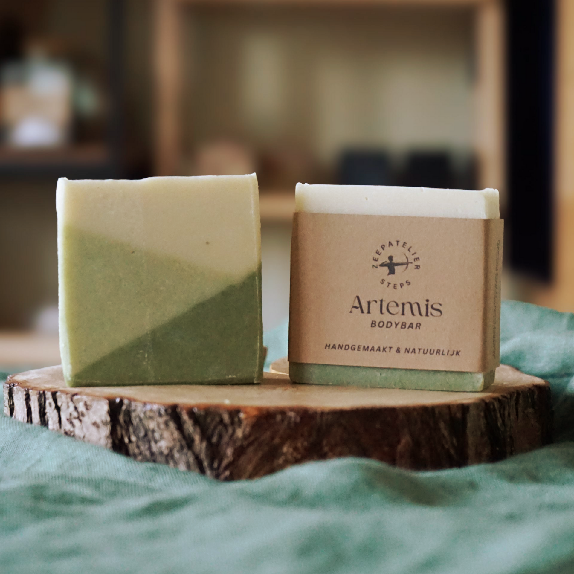 Artemis - bodybar. Zeep geïnspireerd door de Griekse godin van de jacht.