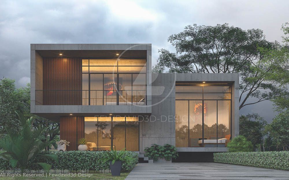 ออกแบบบ้านสไตล์ทันสมัย รับออกแบบบ้านตามความต้องการ - บริการออกแบบบ้านคุณภาพ