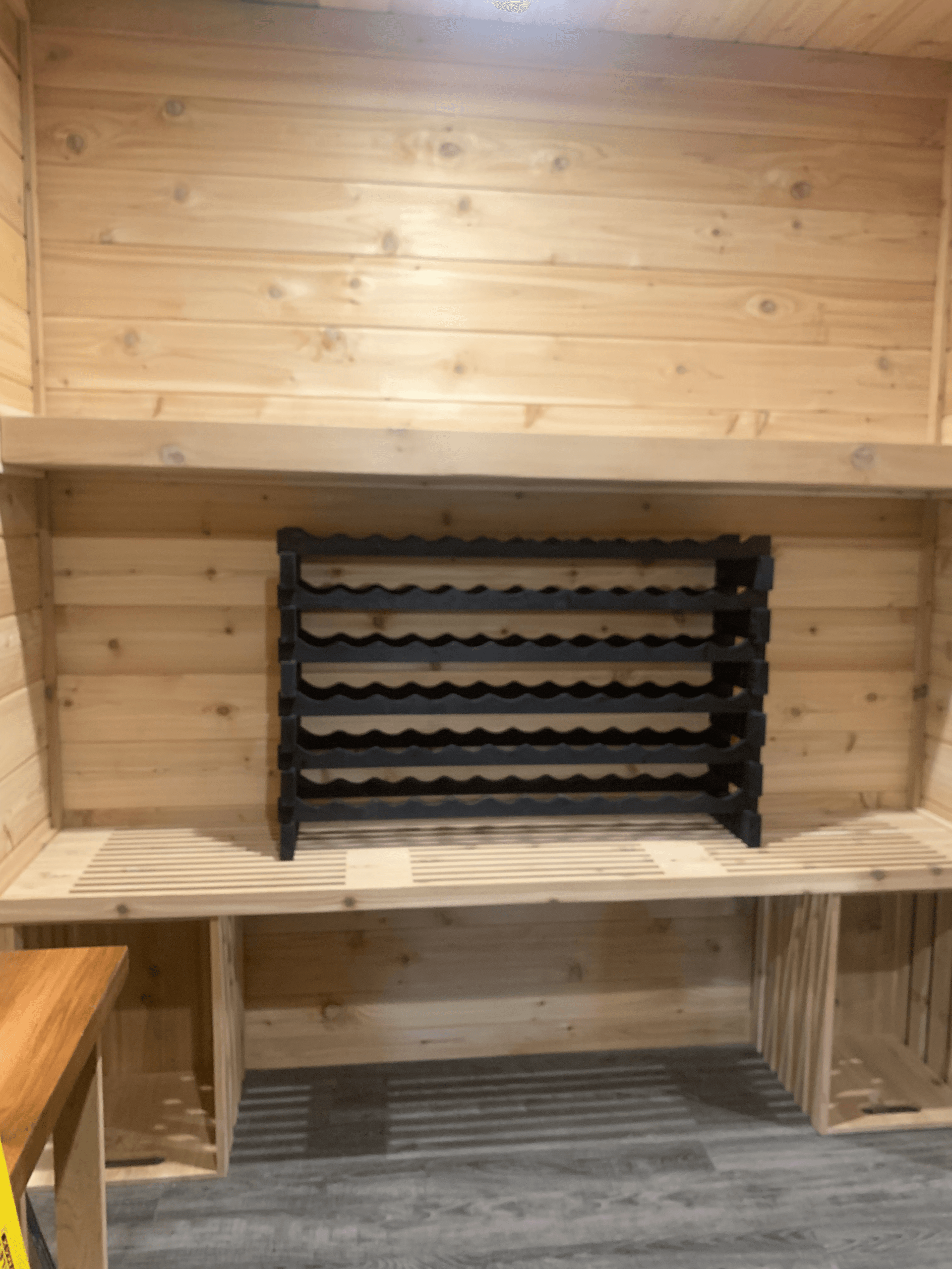 Cedar Wine Cellar — Dyer, IN — Cugini Woodworking LLC