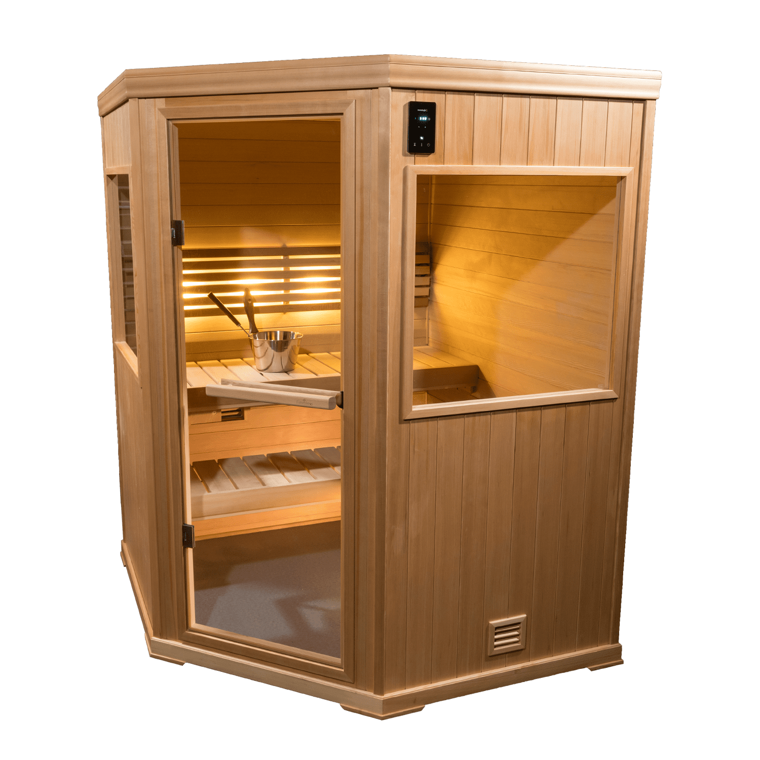 Columbia Pool & Spa | Finnleo Hallmark 55 Corner Unit Sauna