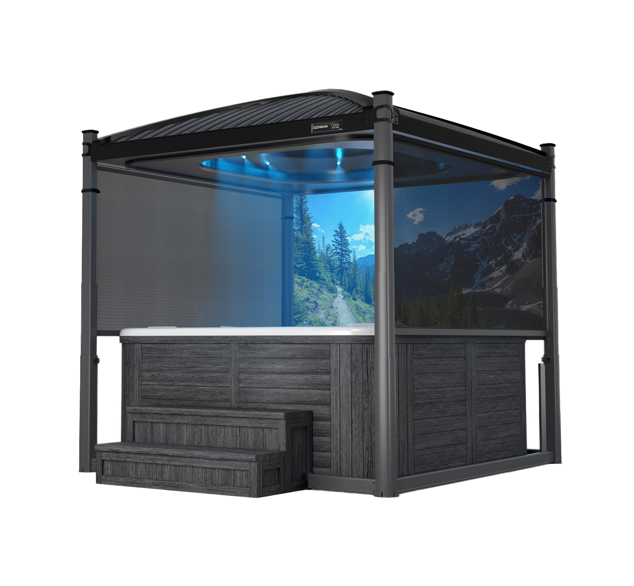 Columbia Pool & Spa | Covana Oasis Midnight Cabana