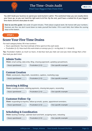 Digital Download Time Drain assessment graphic