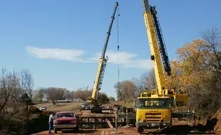 Commercial Crane Services — Enid, OK — H & J Services Inc