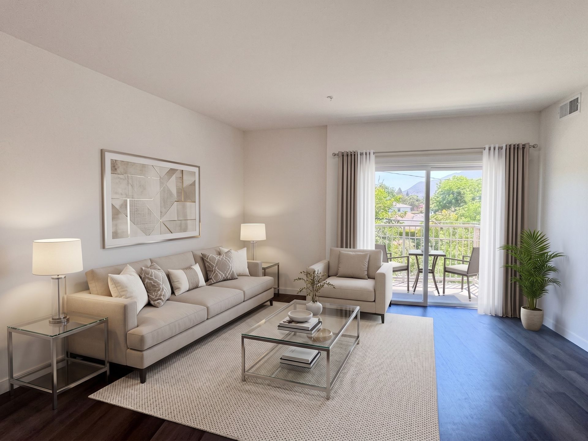The Centennial  Kitchen, Dining and Living Area