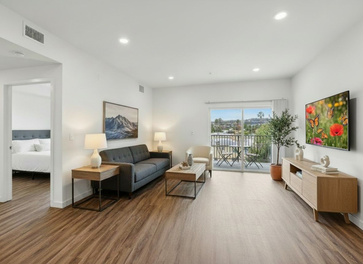 The Cloud Nine Luxury Apartments' spacious and bright interior