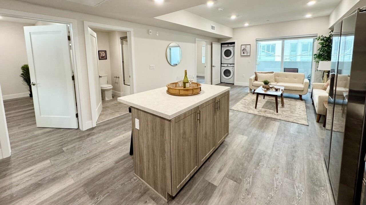 Spacious and bright bedrooms at The Secret in K-Town Apartments in Koreatown LA
