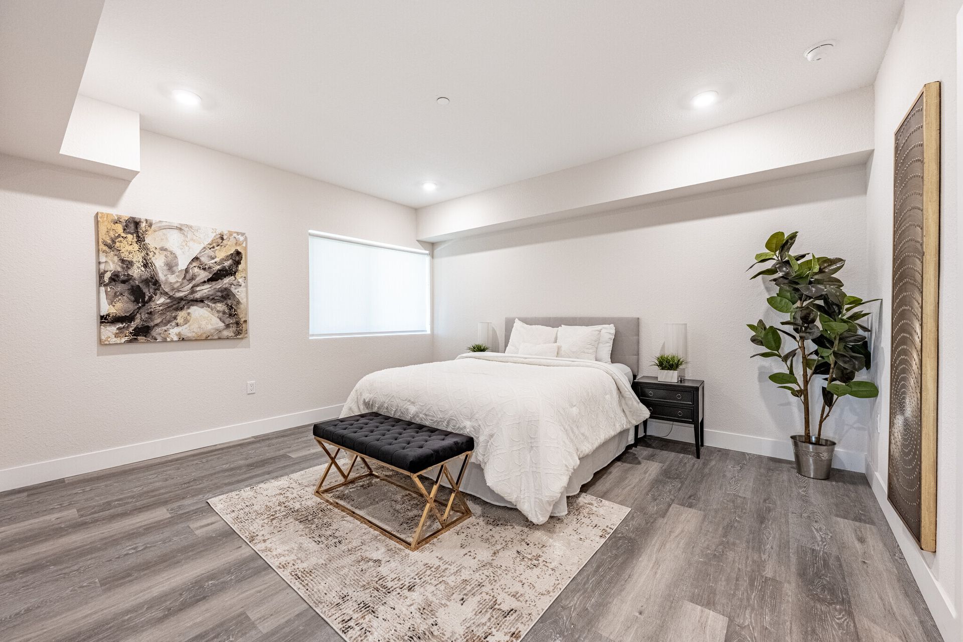 The Secret at K-Town Luxury Apartment spacious bedroom showing neutral finishes and clean design