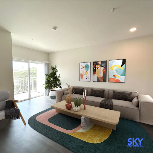 Contemporary living room, a home under Sky Properties, Inc.'s residential property management in Toluca Lake, CA.
