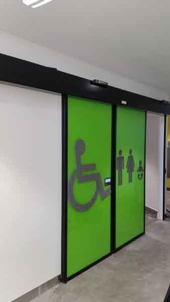 Auto Doors Coloured Glass — Gold Coast, QLD — Patterson Glass