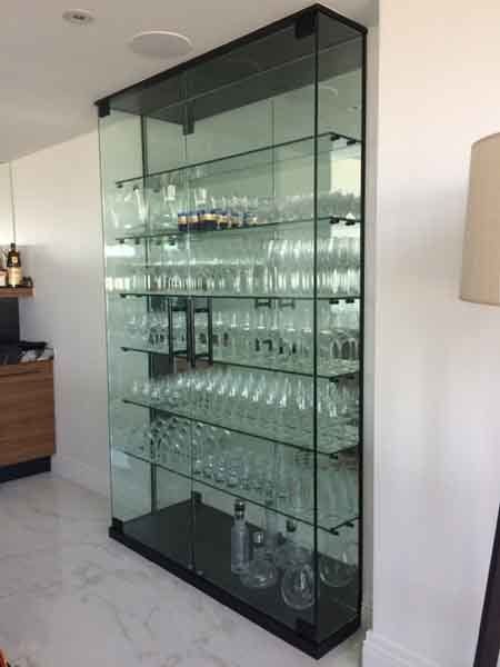 Glass Display Cabinet — Gold Coast, QLD — Patterson Glass