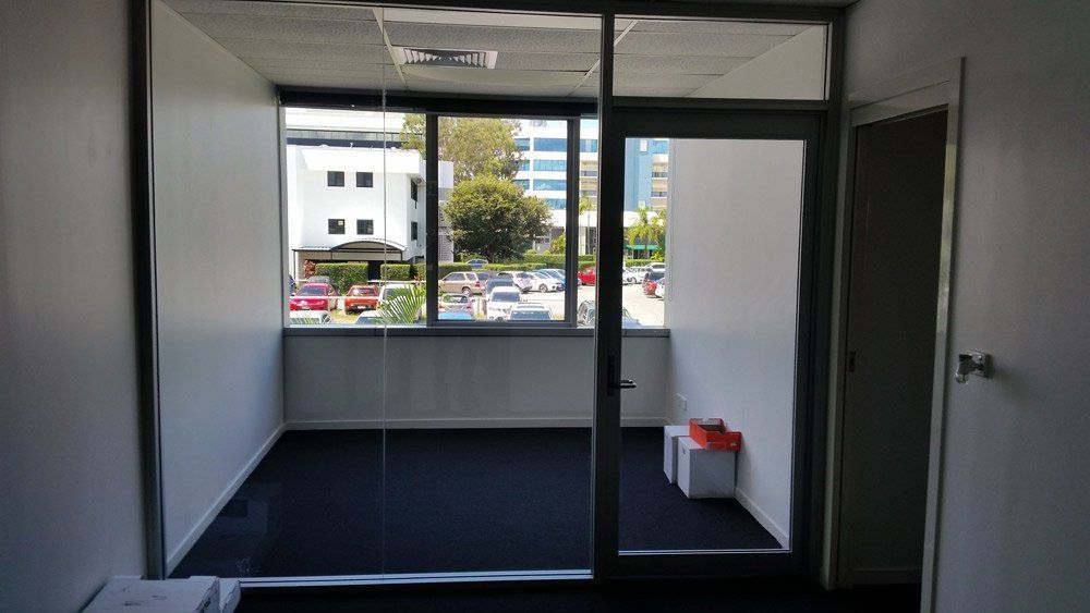 Office Glass Wall Partition — Gold Coast, QLD — Patterson Glass