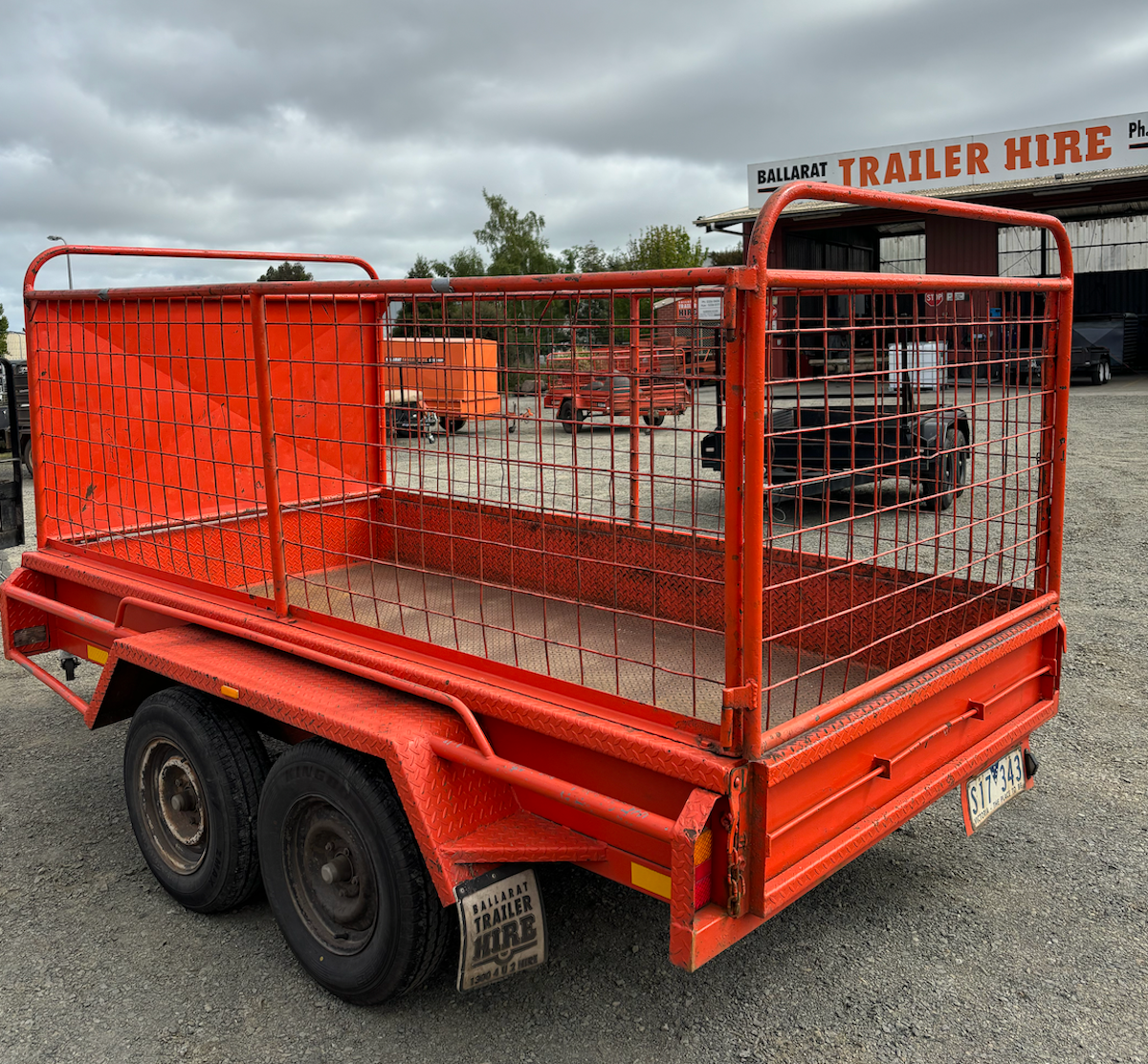 A Small Cage Trailer — Ballarat Trailer Hire in Alfredton, VIC