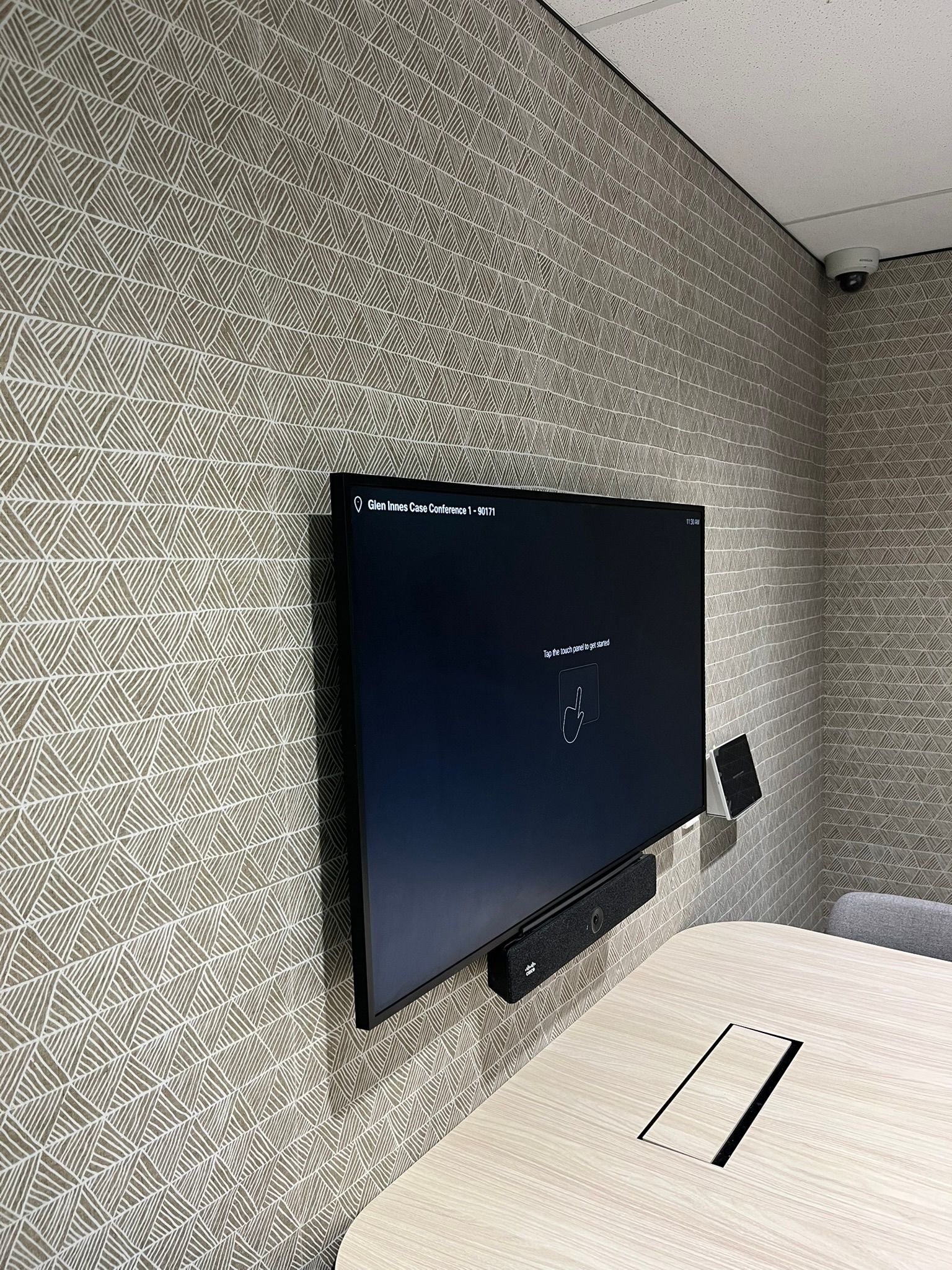 Conference Room with Wall-Mounted Tv — Zeal Interiors & Joinery in South Grafton, NSW