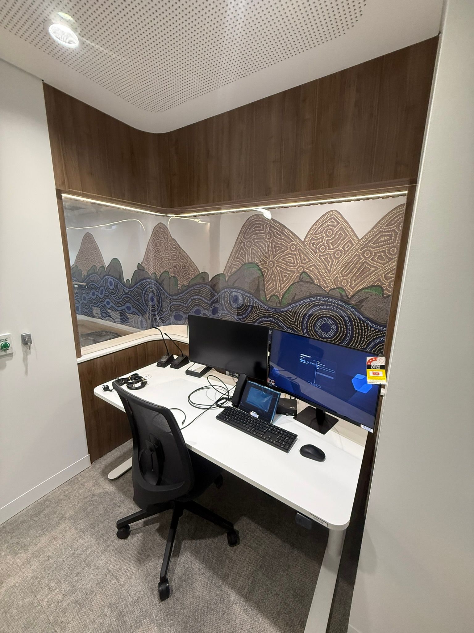 Small Office Cubicle with Dual Monitor — Zeal Interiors & Joinery in South Grafton, NSW