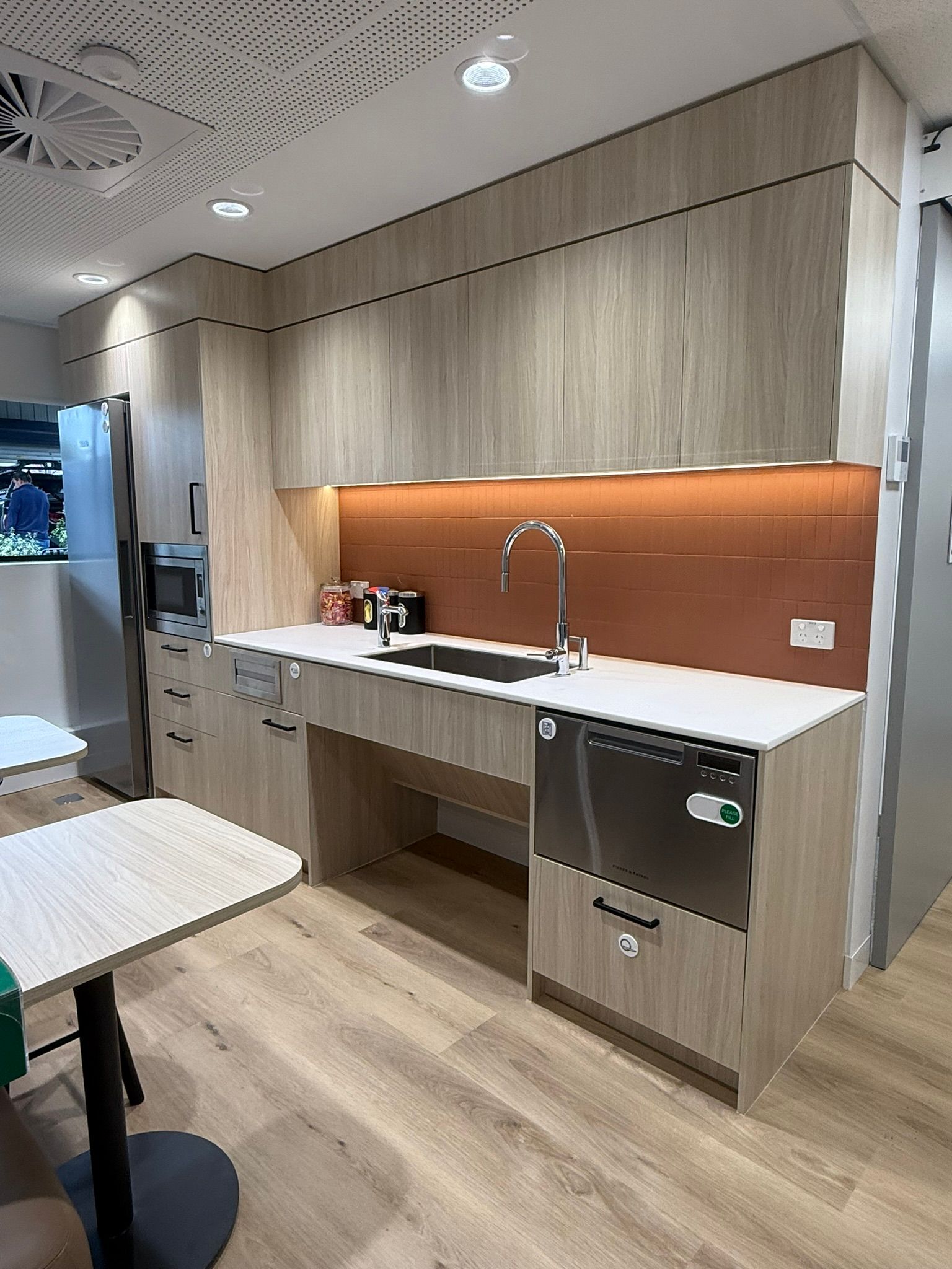 Modern Kitchen with Wood Cabinets — Zeal Interiors & Joinery in South Grafton, NSW