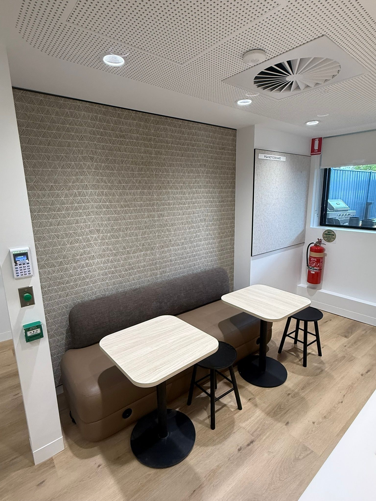 Small Seating Area with Two Tables — Zeal Interiors & Joinery in South Grafton, NSW