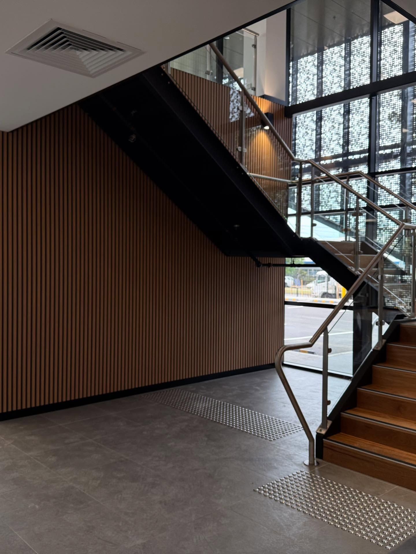 Staircase With Wooden Steps and Handrails — Zeal Interiors in South Grafton, NSW