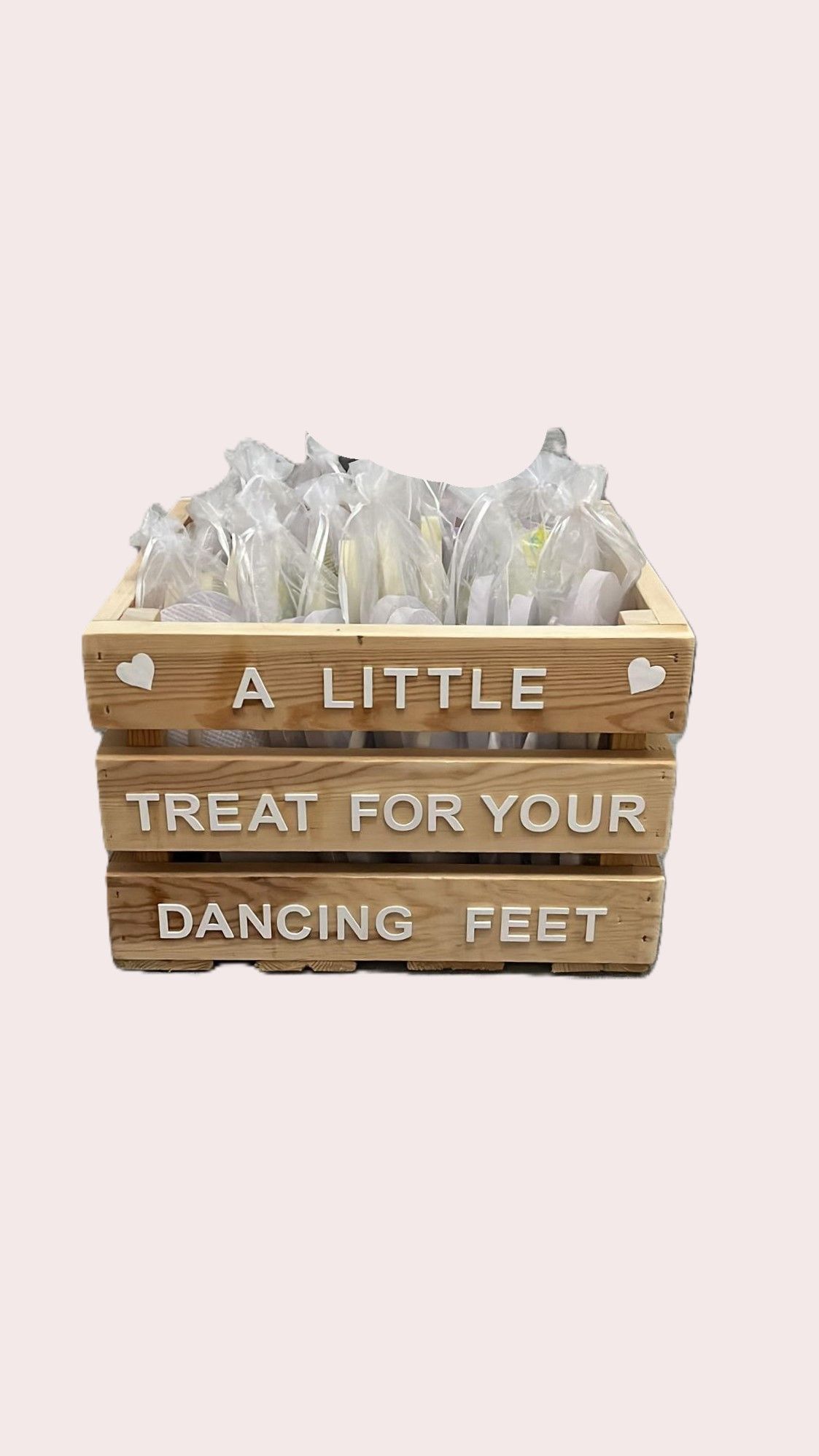 Rustic crates for Barn weddings