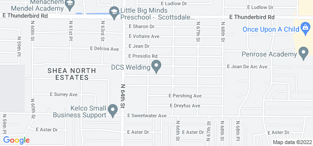 Map of business location