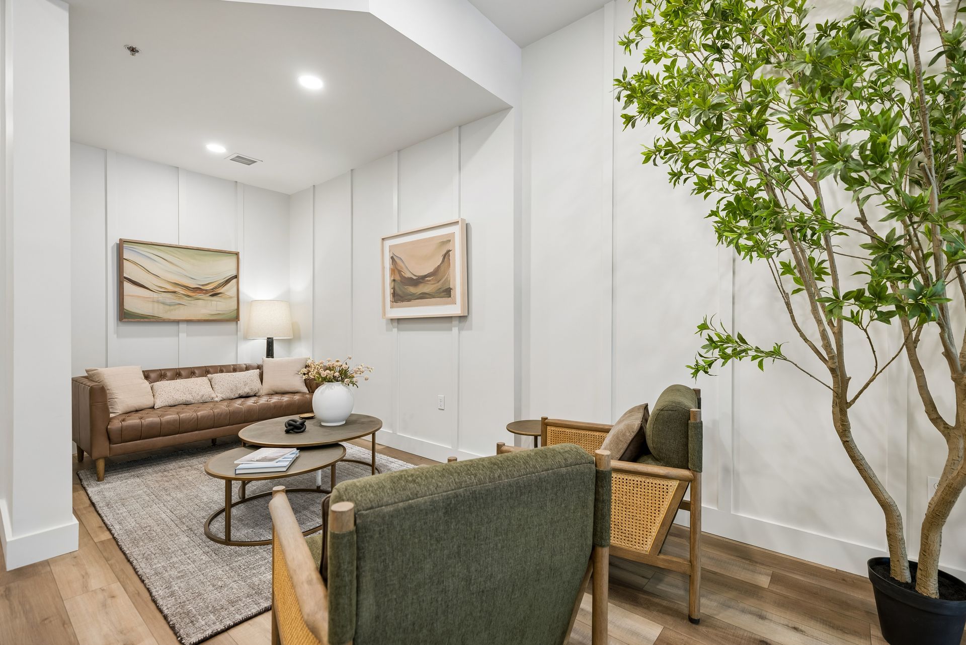 lobby seating area