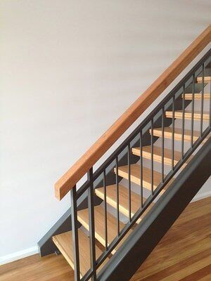 Custom Wood & Steel Staircase — Craig Allman Construction Pty Ltd In Fernhill, NSW