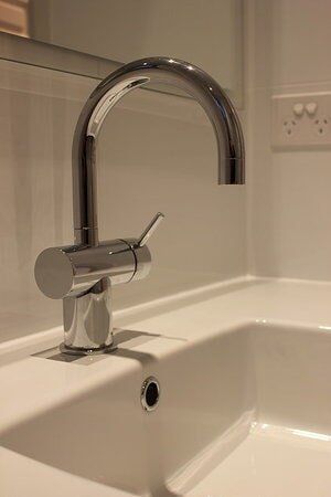 Bathroom Sink with Stainless Tap — Craig Allman Construction Pty Ltd In Fernhill, NSW