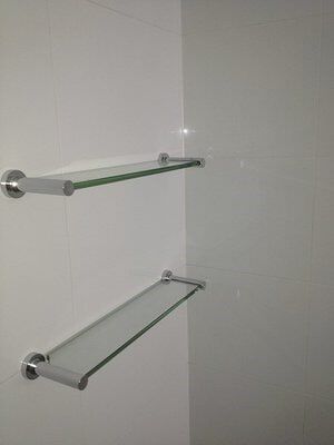 Floating Glass Shelves — Craig Allman Construction Pty Ltd In Fernhill, NSW