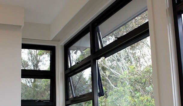 Black Window Frames — Craig Allman Construction Pty Ltd In Fernhill, NSW