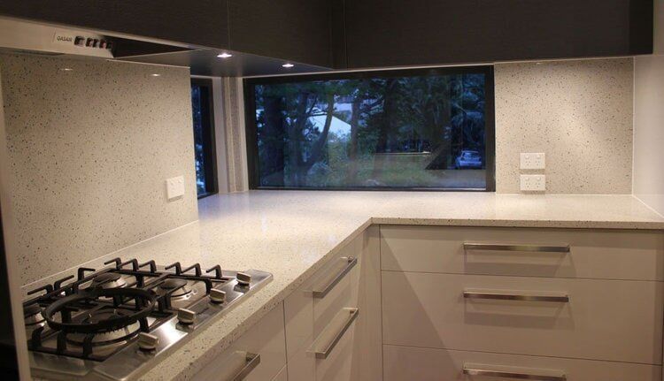 Large White Kitchen Bench — Craig Allman Construction Pty Ltd In Fernhill, NSW