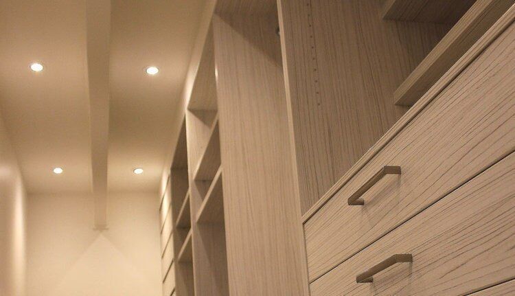 Shelving in Walk in Wardrobe — Craig Allman Construction Pty Ltd In Fernhill, NSW