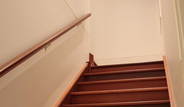 Wooden Staircase & Hand Rail — Craig Allman Construction Pty Ltd In Fernhill, NSW