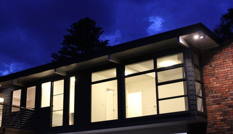 House Exterior at Night — Craig Allman Construction Pty Ltd In Fernhill, NSW