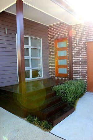 Small Deck at Front Door — Craig Allman Construction Pty Ltd In Fernhill, NSW