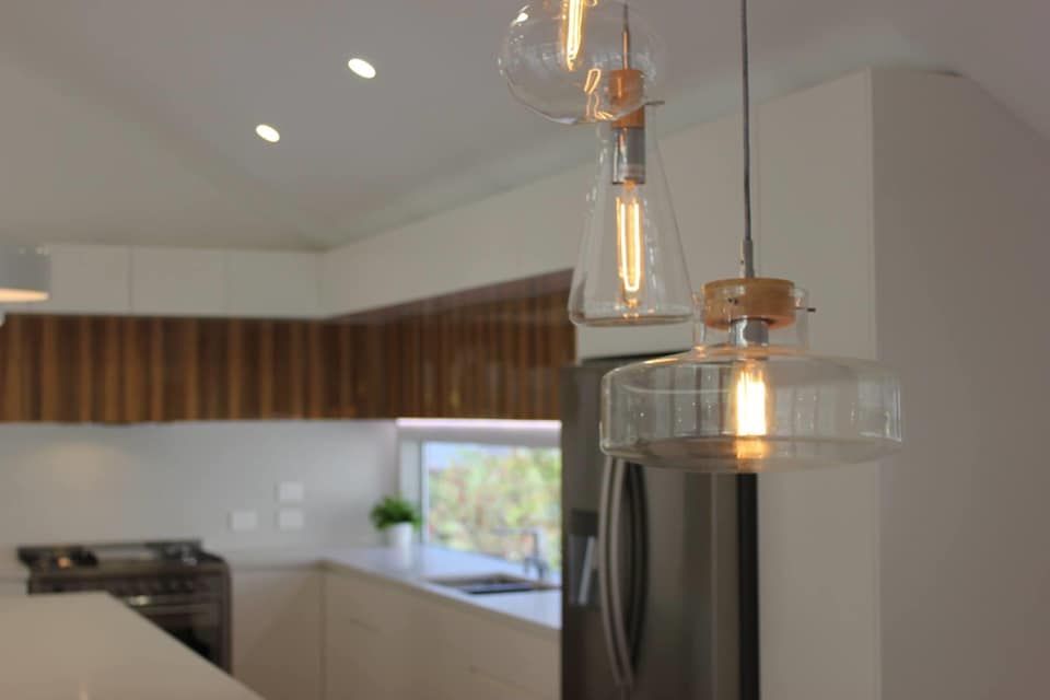 A Kitchen With a Refrigerator — Craig Allman Construction Pty Ltd In Fernhill, NSW