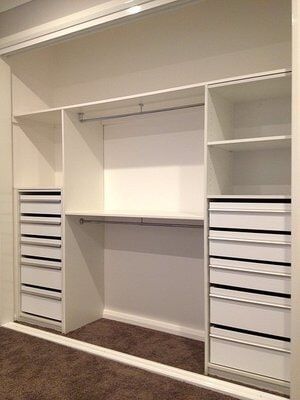 Custom Shelving in Walk in Wardrobe — Craig Allman Construction Pty Ltd In Fernhill, NSW