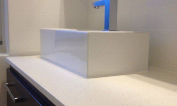 Square Bathroom Sink — Craig Allman Construction Pty Ltd In Fernhill, NSW