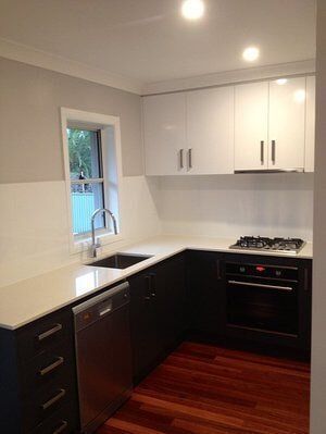 New Glossy Kitchen — Craig Allman Construction Pty Ltd In Fernhill, NSW