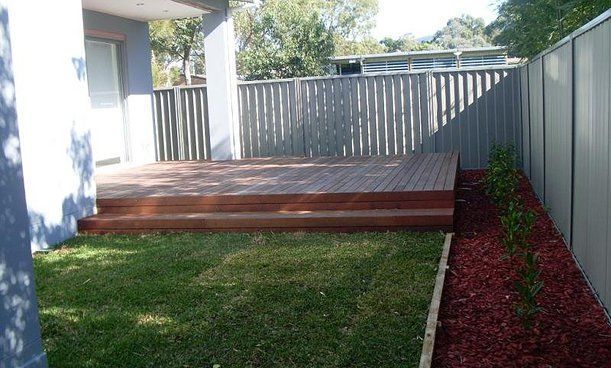 Backyard With Deck — Craig Allman Construction Pty Ltd In Fernhill, NSW