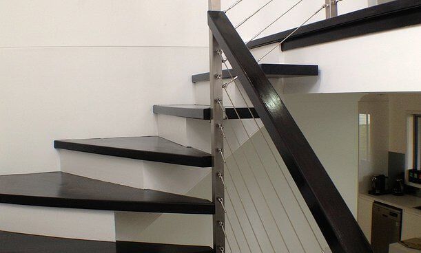 Black and White Stairs — Craig Allman Construction Pty Ltd In Fernhill, NSW