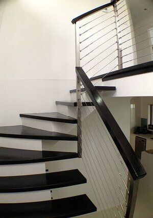 Black and White Staircase — Craig Allman Construction Pty Ltd In Fernhill, NSW