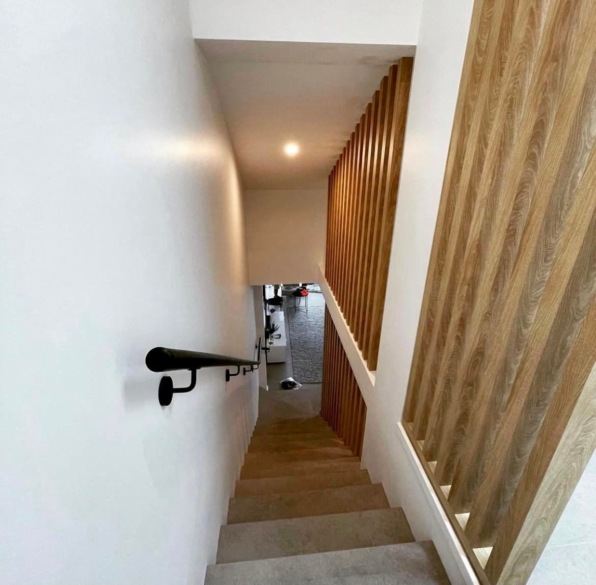 A Staircase Leading Up to the Second Floor of a House — Craig Allman Construction Pty Ltd In Fernhill, NSW