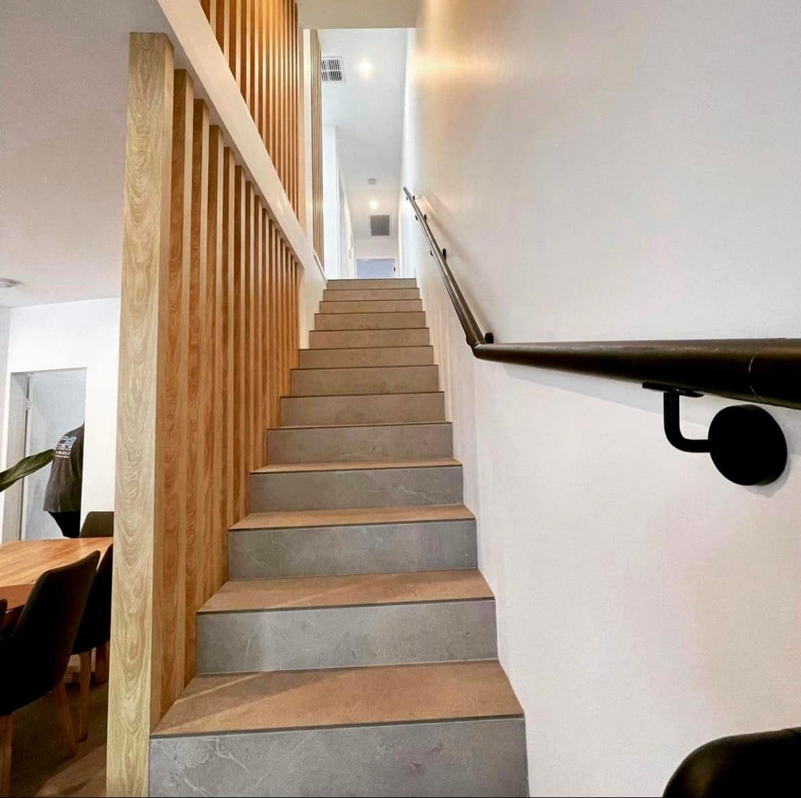 A Set of Stairs Leading Up to the Second Floor of a House — Craig Allman Construction Pty Ltd In Fernhill, NSW