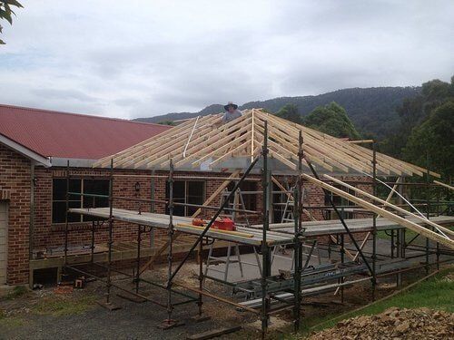 Building House Frame — Craig Allman Construction Pty Ltd In Fernhill, NSW