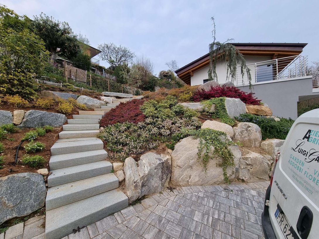 progettazione di un giardino con gazebo