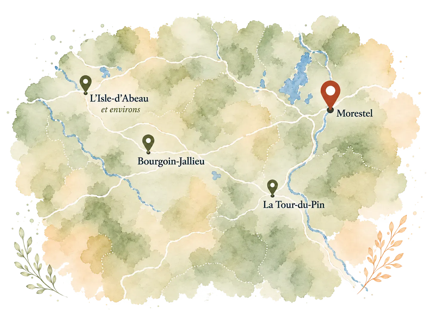 Zone d'intervention Florie Brunet