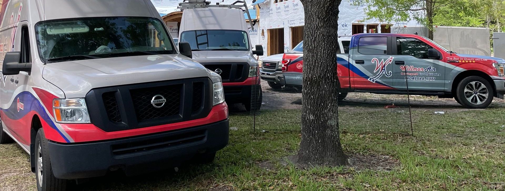 HVAC Units with Tools On Top — Jacksonville, FL — Willman Air HVAC Units with Tools On Top — Jacksonville, FL — Willman Air