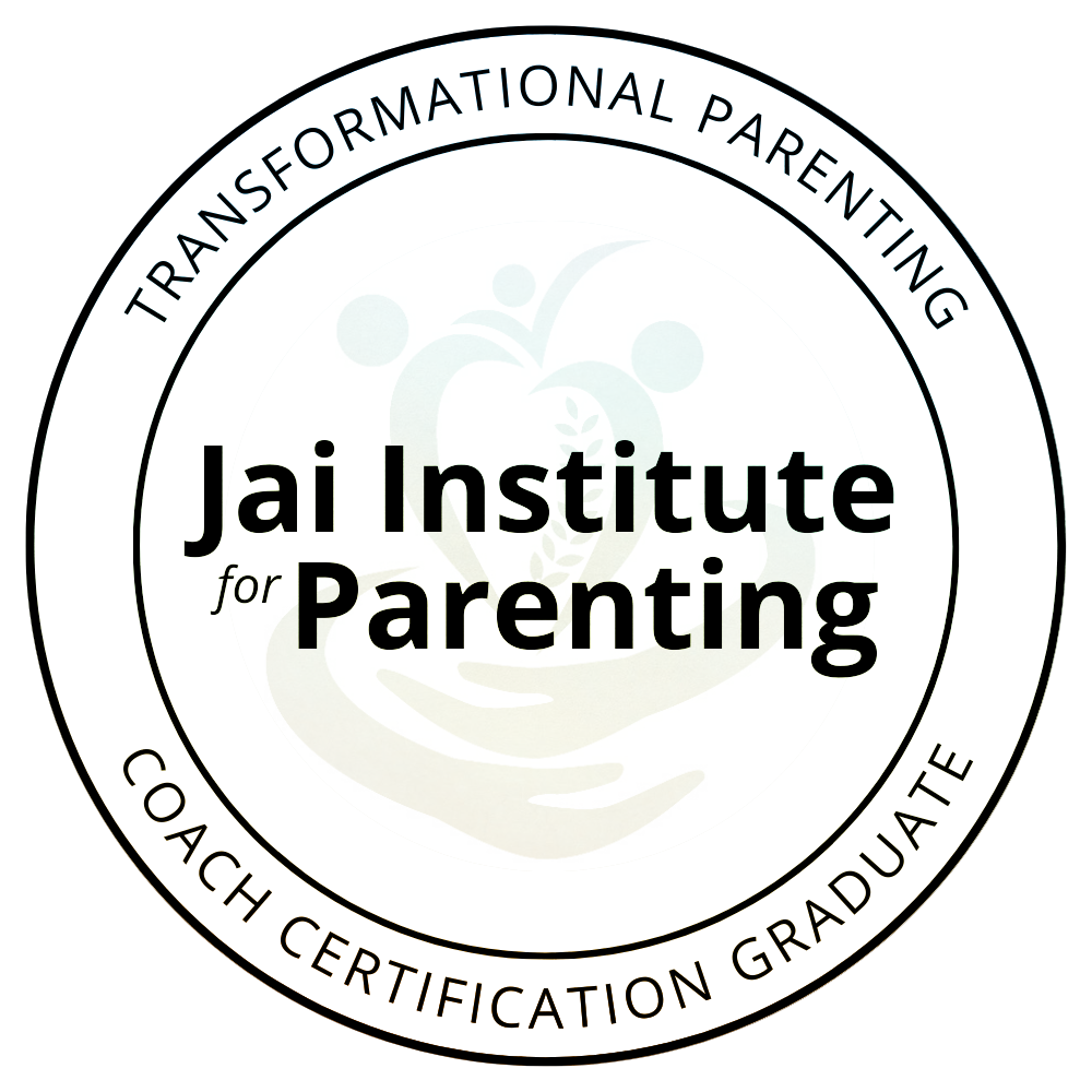 Jai Institute for Parenting logo. The outer circle says