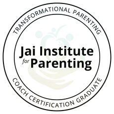 Jai Institute for Parenting logo. The outer circle says 